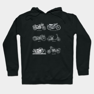 Vintage Motorbikes Hoodie